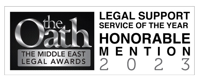 Oryx Consultants Legal Support Service of the year 2023 logo